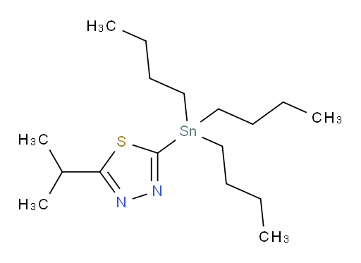 2-isopropyl-5-(tributylstannyl)-1,3,4-thiadiazole