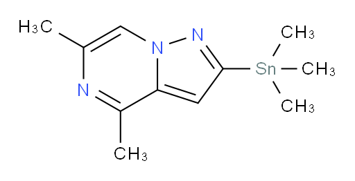 4,6-dimethyl-2-(trimethylstannyl)pyrazolo[1,5-a]pyrazine