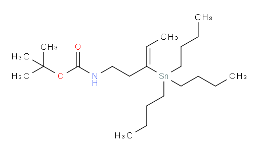 (Z)-tert-butyl (3-(tributylstannyl)pent-3-en-1-yl)carbamate