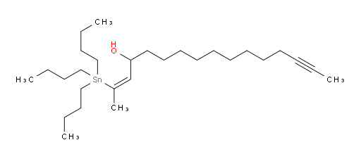 (Z)-2-(tributylstannyl)hexadec-2-en-14-yn-4-ol