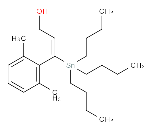 (E)-3-(2,6-dimethylphenyl)-3-(tributylstannyl)prop-2-en-1-ol