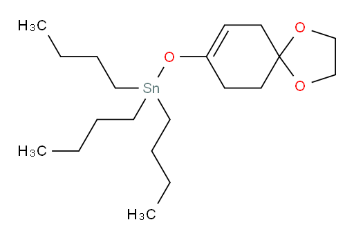 (1,4-dioxaspiro[4.5]dec-7-en-8-yloxy)tributylstannane
