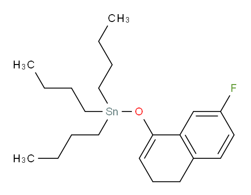 tributyl((7-fluoro-3,4-dihydronaphthalen-1-yl)oxy)stannane