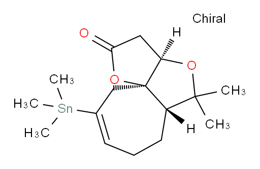 (3aR,5aS,10aR)-5,5-dimethyl-9-(trimethylstannyl)-3,3a,5,5a,6,7-hexahydrocyclohepta[c]furo[3,2-b]furan-2(10H)-one