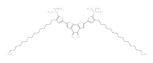 5,8-bis(4-hexadecyl-5-(trimethylstannyl)thiophen-2-yl)dithieno[3',2':3,4;2'',3'':5,6]benzo[1,2-c][1,2,5]thiadiazole