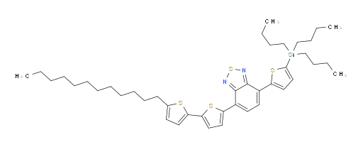 4-(5'-dodecyl-[2,2'-bithiophen]-5-yl)-7-(5-(tributylstannyl)thiophen-2-yl)benzo[c][1,2,5]thiadiazole