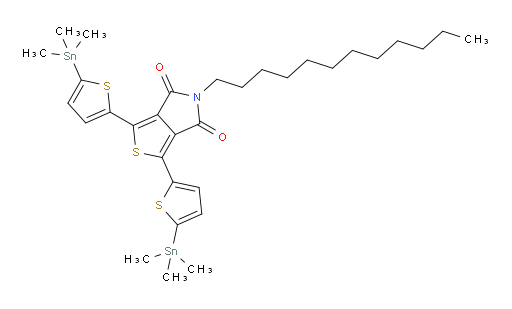 5-dodecyl-1,3-bis(5-(trimethylstannyl)thiophen-2-yl)-4H-thieno[3,4-c]pyrrole-4,6(5H)-dione