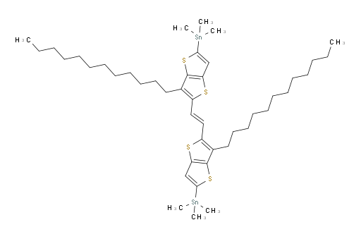 (E)-1,2-bis(3-dodecyl-5-(trimethylstannyl)thieno[3,2-b]thiophen-2-yl)ethene