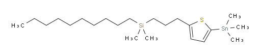 decyldimethyl(3-(5-(trimethylstannyl)thiophen-2-yl)propyl)silane