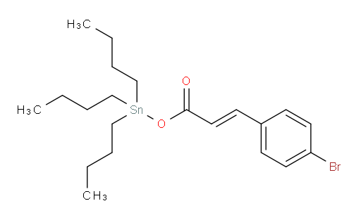 (E)-tributylstannyl 3-(4-bromophenyl)acrylate