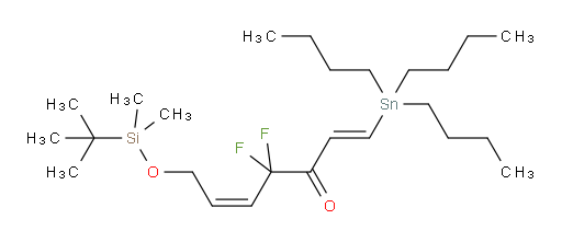 (1E,5Z)-7-((tert-butyldimethylsilyl)oxy)-4,4-difluoro-1-(tributylstannyl)hepta-1,5-dien-3-one