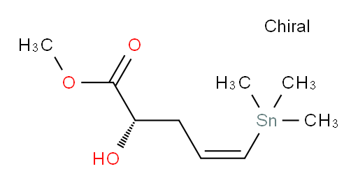 (S,Z)-methyl 2-hydroxy-5-(trimethylstannyl)pent-4-enoate