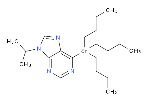 9-isopropyl-6-(tributylstannyl)-9H-purine