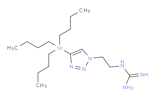 1-(2-(4-(tributylstannyl)-1H-1,2,3-triazol-1-yl)ethyl)guanidine