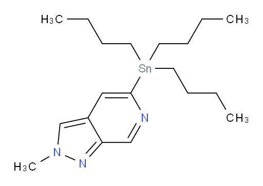 2-甲基-5-(三丁基锡基)-2H-吡唑并[3,4-c]吡啶