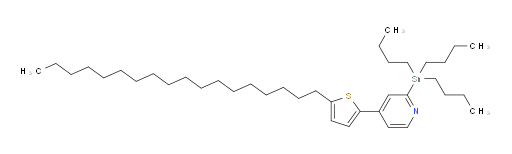 4-(5-十八烷基噻吩-2-基)-2-(三丁基锡基)吡啶