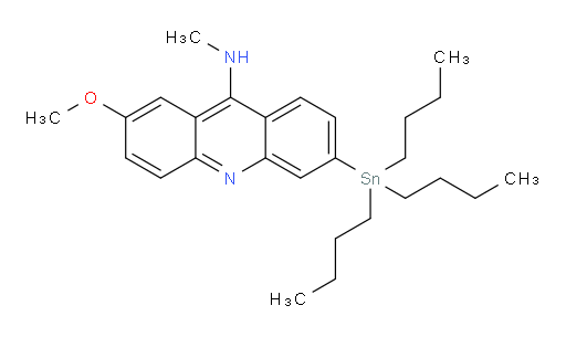 2-methoxy-N-methyl-6-(tributylstannyl)acridin-9-amine