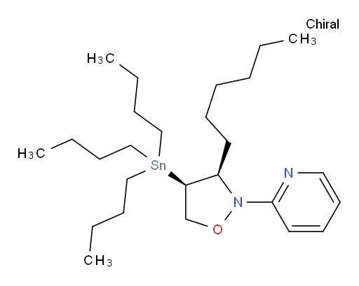 (3R,4S)-3-己基-2-(吡啶-2-基)-4-(三丁基锡基)异噁唑烷