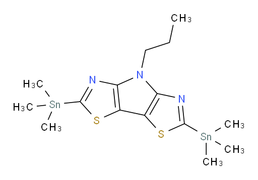 4-propyl-2,6-bis(trimethylstannyl)-4H-pyrrolo[2,3-d:5,4-d']bis(thiazole)