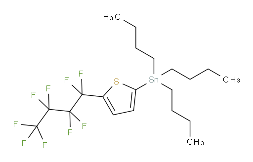 tributyl(5-(perfluorobutyl)thiophen-2-yl)stannane