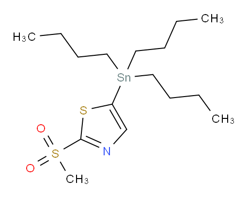 2-(methylsulfonyl)-5-(tributylstannyl)thiazole