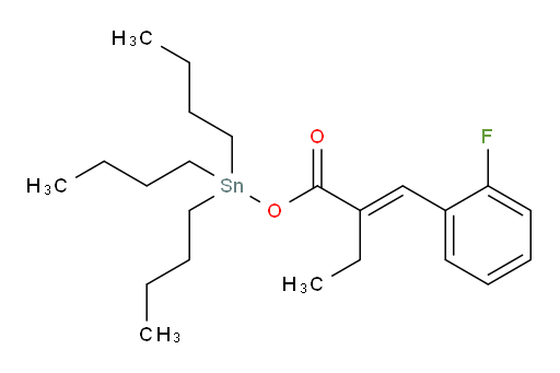 (E)-tributylstannyl 2-(2-fluorobenzylidene)butanoate