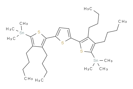 (3,3'',4,4''-tetrabutyl-[2,2':5',2''-terthiophene]-5,5''-diyl)bis(trimethylstannane)