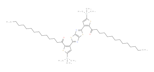 1,1'-(3,3'-(thiazolo[5,4-d]thiazole-2,5-diyl)bis(5-(trimethylstannyl)thiophene-3,2-diyl))bis(tetradecan-1-one)