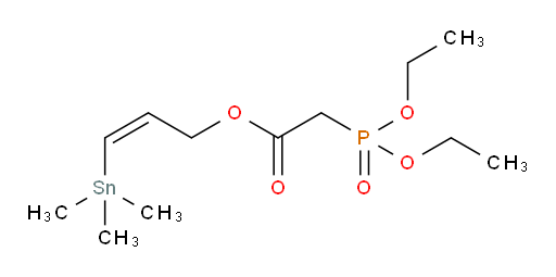 (Z)-3-(trimethylstannyl)allyl 2-(diethoxyphosphoryl)acetate