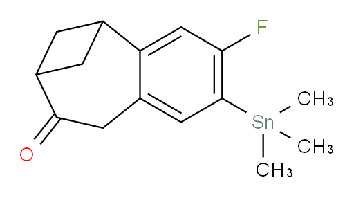 3-fluoro-2-(trimethylstannyl)-6,7-dihydro-5H-5,7-methanobenzo[7]annulen-8(9H)-one