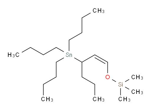 (Z)-trimethyl((3-(tributylstannyl)hex-1-en-1-yl)oxy)silane