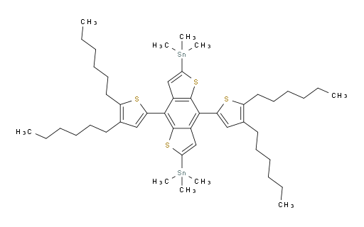 (4,8-bis(4,5-dihexylthiophen-2-yl)benzo[1,2-b:4,5-b']dithiophene-2,6-diyl)bis(trimethylstannane)