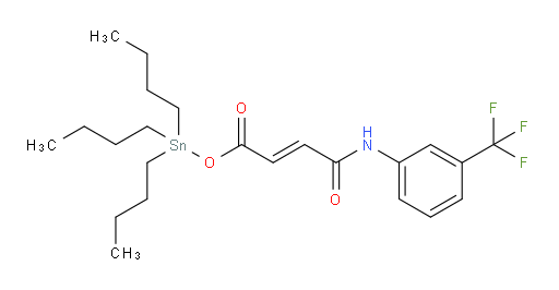 (E)-tributylstannyl 4-oxo-4-((3-(trifluoromethyl)phenyl)amino)but-2-enoate