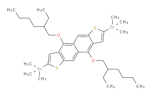 (4,9-bis((2-ethylhexyl)oxy)naphtho[2,3-b:6,7-b']dithiophene-2,7-diyl)bis(trimethylstannane)