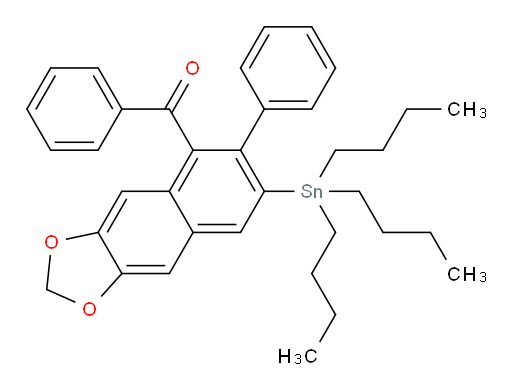 phenyl(6-phenyl-7-(tributylstannyl)naphtho[2,3-d][1,3]dioxol-5-yl)methanone