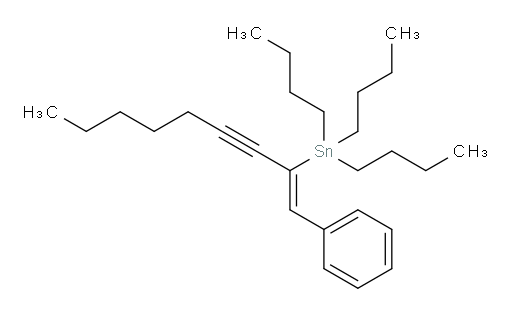 (Z)-tributyl(1-phenylnon-1-en-3-yn-2-yl)stannane