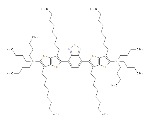 4,7-bis(3,6-dioctyl-5-(tributylstannyl)thieno[3,2-b]thiophen-2-yl)benzo[c][1,2,5]thiadiazole