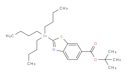 tert-butyl 2-(tributylstannyl)benzo[d]thiazole-6-carboxylate