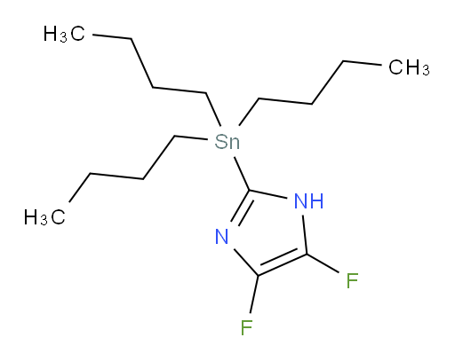 4,5-difluoro-2-(tributylstannyl)-1H-imidazole