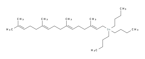 tributyl((2E,6E,10E)-3,7,11,15-tetramethylhexadeca-2,6,10,14-tetraen-1-yl)stannane