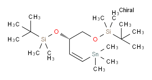 (S,Z)-2,2,3,3,8,8,9,9-octamethyl-5-(2-(trimethylstannyl)vinyl)-4,7-dioxa-3,8-disiladecane