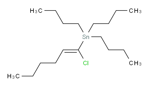 (E)-tributyl(1-chlorohex-1-en-1-yl)stannane