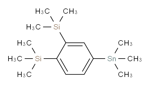 (4-(trimethylstannyl)-1,2-phenylene)bis(trimethylsilane)