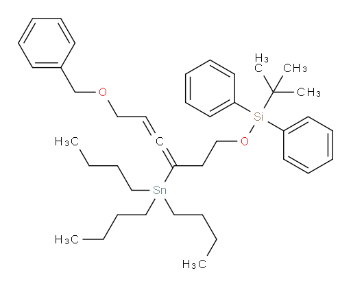 ((6-(benzyloxy)-3-(tributylstannyl)hexa-3,4-dien-1-yl)oxy)(tert-butyl)diphenylsilane