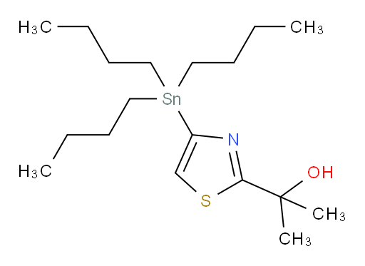 2-(4-(三丁基锡基)噻唑-2-基)丙-2-醇