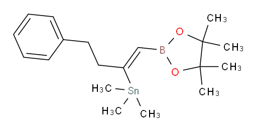 (Z)-trimethyl(4-phenyl-1-(4,4,5,5-tetramethyl-1,3,2-dioxaborolan-2-yl)but-1-en-2-yl)stannane