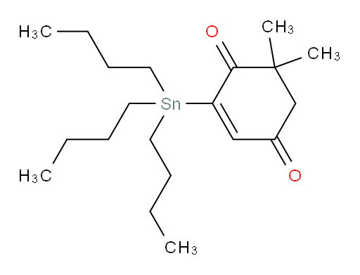 6,6-dimethyl-2-(tributylstannyl)cyclohex-2-ene-1,4-dione