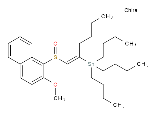 (R,E)-三丁基(1-((2-甲氧基萘-1-基)亚砜)己-1-烯-2-基)锡烷