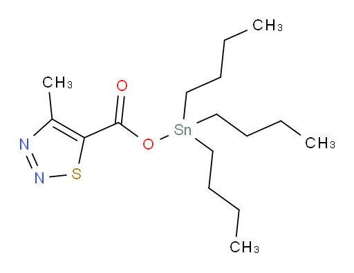tributylstannyl 4-methyl-1,2,3-thiadiazole-5-carboxylate