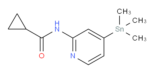 N-(4-(trimethylstannyl)pyridin-2-yl)cyclopropanecarboxamide